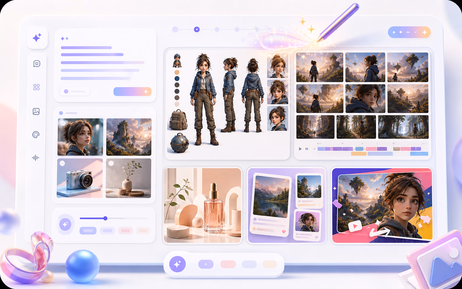 AI Image Generator creative workflow preview
