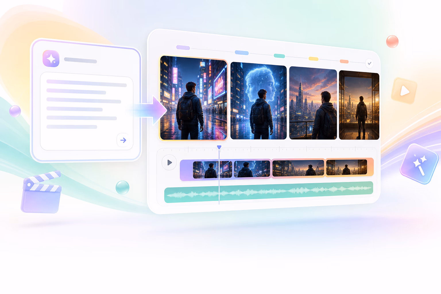 AI Text to Video creative workflow preview